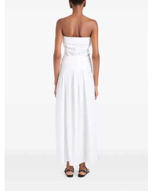 Proenza Schouler White Maisy Strapless Top