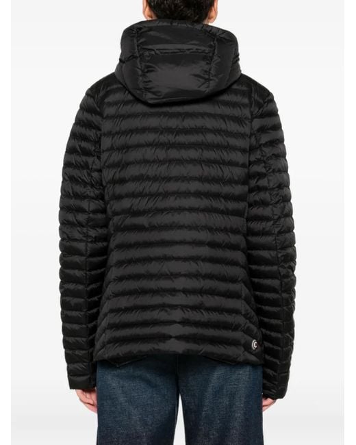 Colmar Black Quilted Hooded Jacket