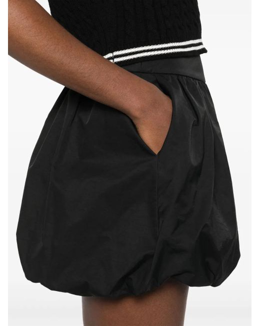 DUNST バルーン ミニスカート Black