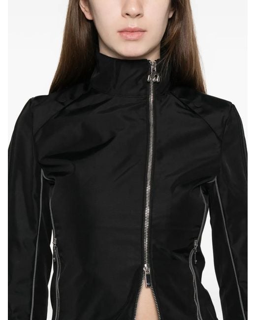 Adidas Black Miaou Zip Detail Jacket