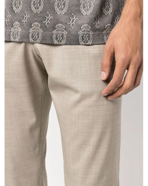 Billionaire Natural Jogging Drawstring Wool Trousers for men
