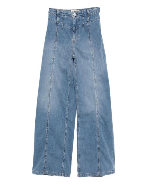 Free People Libre ワイドジーンズ Blue