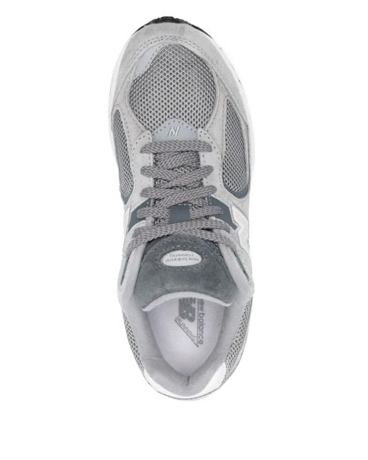 New Balance White M2002 Panelling Sneakers