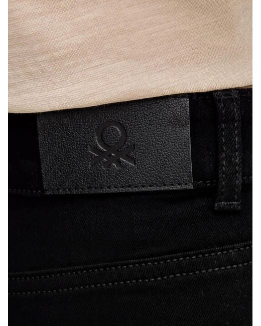 Benetton Flared Jeans in het Black