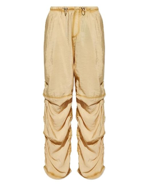DIESEL Natural P-Daily Layered Drawstring Trousers for men