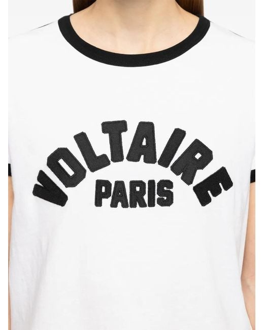 Zadig & Voltaire White Alys Bico Hc Voltaire Paris
