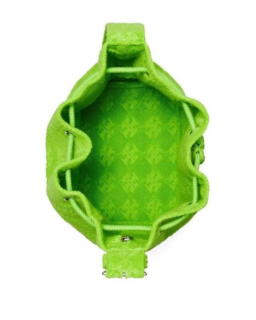Tory Burch ドローストリング バケットバッグ Green