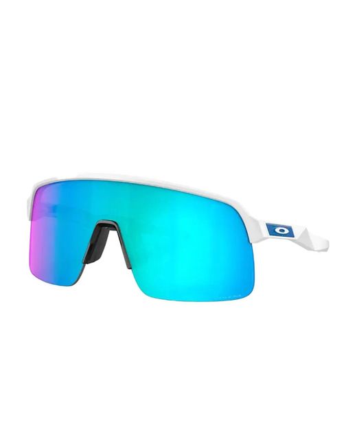 Oakley Blue Shield-Frame Sunglasses