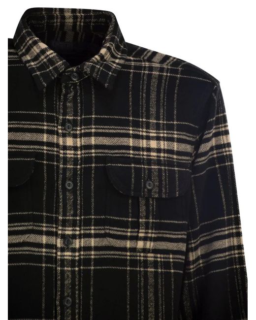 Polo Ralph Lauren Black Tartan Cargo Pocket Shirt for men