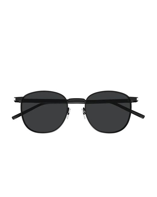 Saint Laurent Black Round-Frame Sunglasses for men