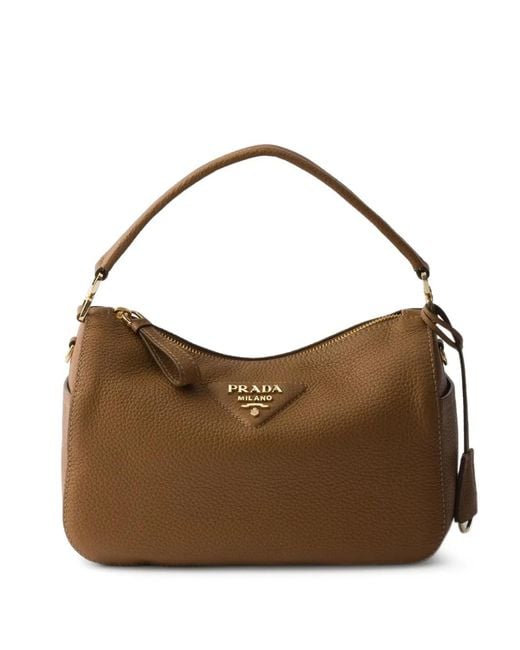Borsa A Spalla di Prada in Brown