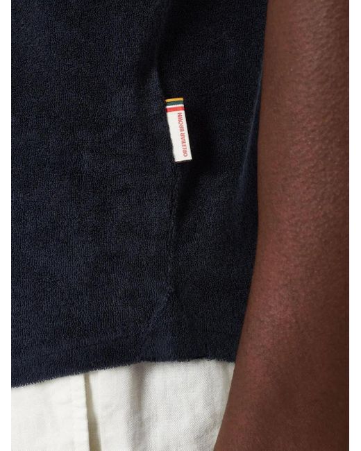 Polo di Orlebar Brown in Black da Uomo