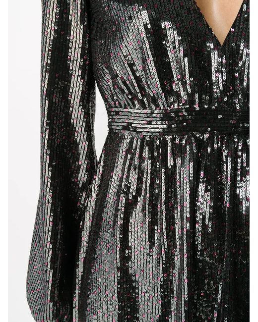 N°21 Black Sequin Detail Midi Dress