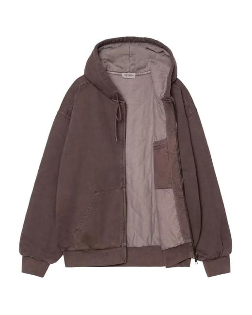 Carhartt Brown Vista Zipped Hoodie