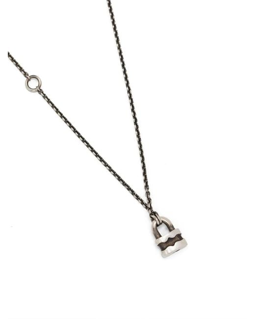 Collier Mini Lock Werkstatt:münchen en coloris Metallic