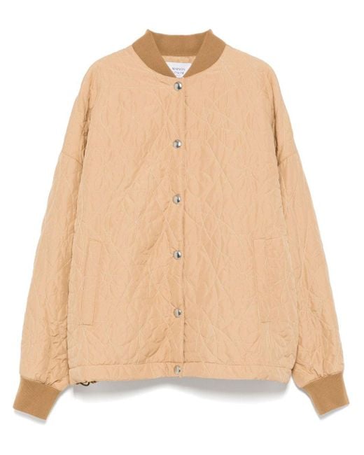 Maison Kitsuné Natural Quilted Blouson