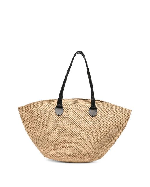 Dragon Diffusion Natural Brunella Woven Tote Bag
