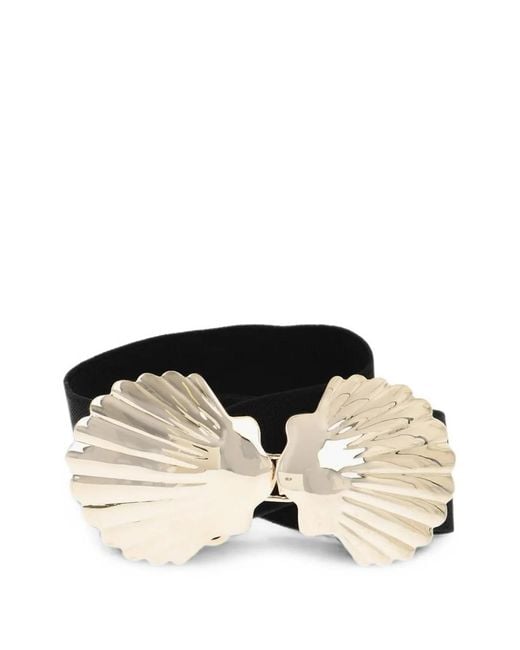 DSquared² Black Shell-Shaped Belt