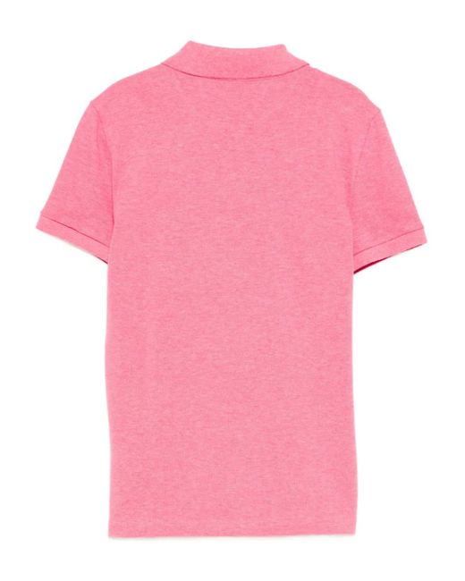 Lacoste Pink Logo Polo Shirt