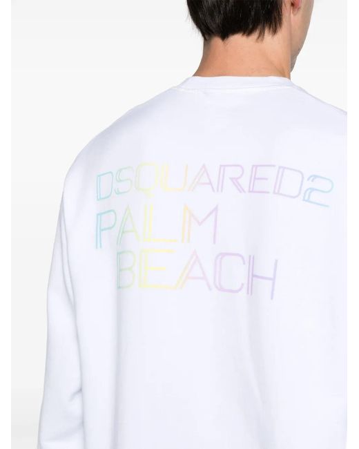 DSquared² White Sweatshirt for men