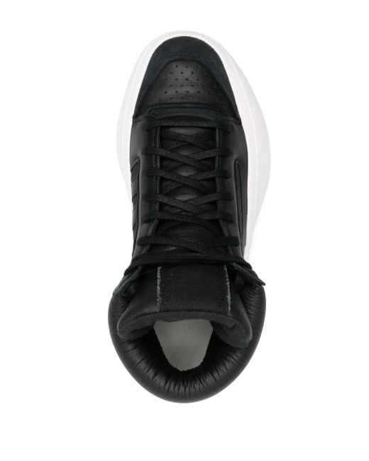 Y-3 Black Centennial High-Top Sneakers for men