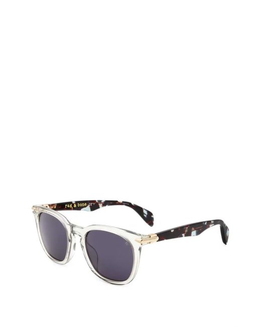 Rag & Bone Natural Tortoiseshell-Effect Square-Frame Sunglasses for men
