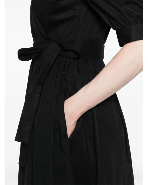 Abito Midi A Portafoglio di Twinset in Black