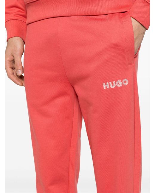HUGO Logo-embroidered Track Pants for men