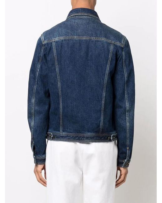 Moorer Denim Jack in het Blue voor heren