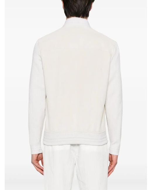 Eleventy Jacke Mit Kontrasteinsätzen in White für Herren