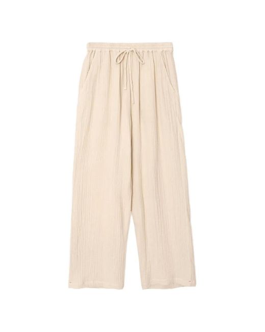 Xirena White Devon Drawstring Trousers