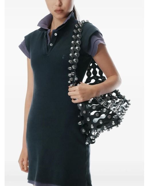 Alexander Wang Blue Layered Mini Dress