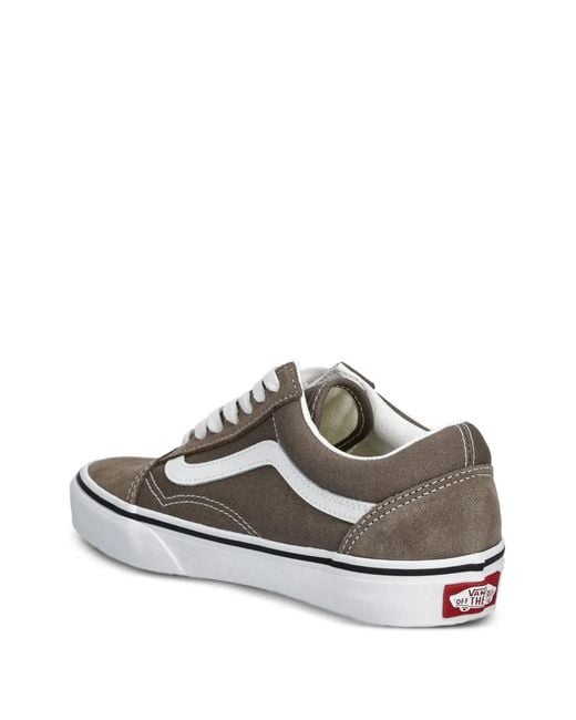 Vans White Old Skool Low-Top Sneakers