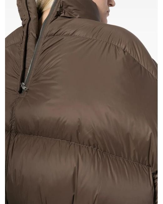 Rick Owens Brown Sail Duvet Jacket