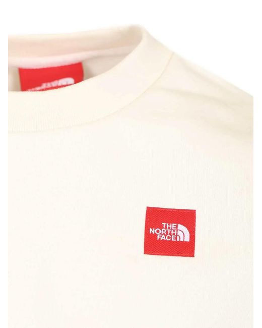 The North Face White Box Logo-Detail Sweatshirt