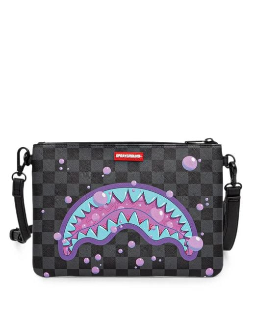 Clutch Slime A Quadri di Sprayground in Black