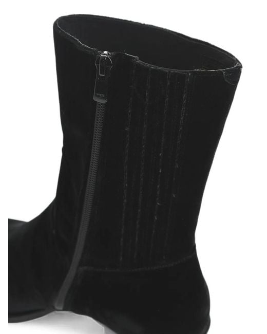 DSquared² Black City Nights Side-Zip Ankle Boots for men