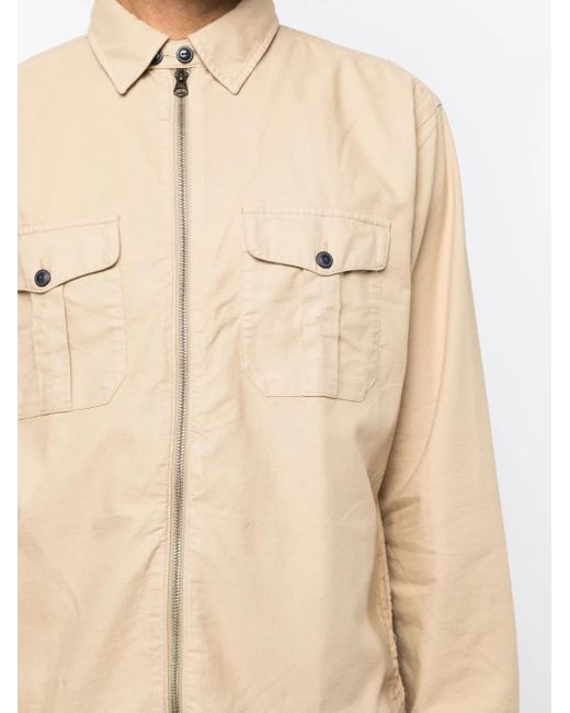 Polo Ralph Lauren Natural Long-sleeve Zipped Shirt for men