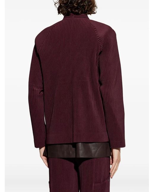 Homme Plissé Issey Miyake Quarry Zip-Up Jacket in Purple for Men