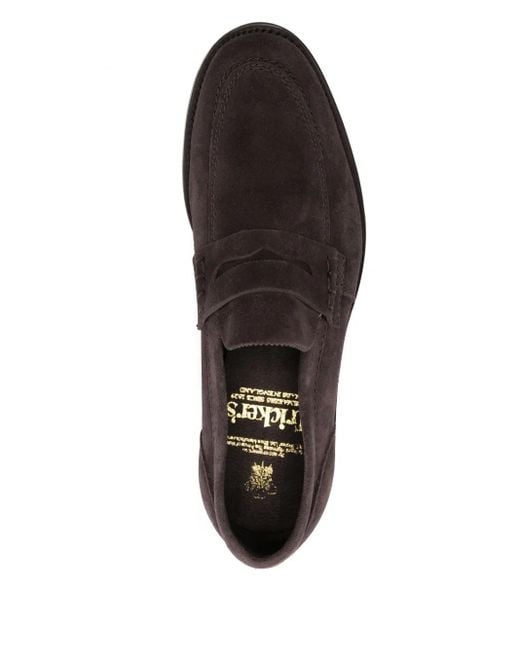 Tricker's Loafer Aus Wildleder in Brown für Herren