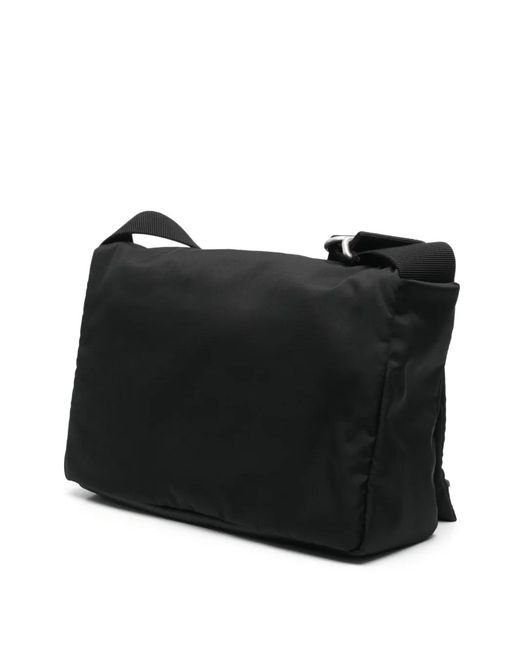 Jil Sander Black Soft Messenger Bag for men