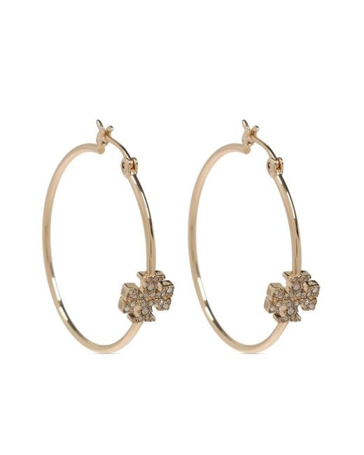 Tory Burch Metallic Brass Earrings
