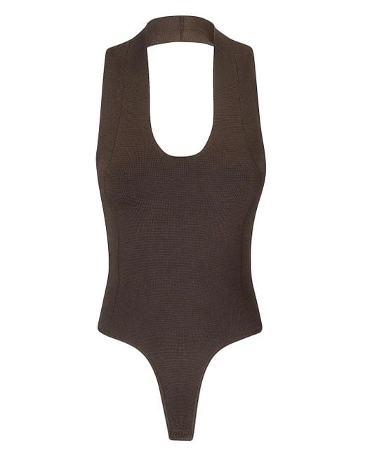 Khaite Toto ボディスーツ Brown