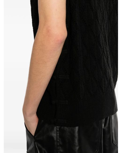 TEAM WANG design Black Reset Pullunder