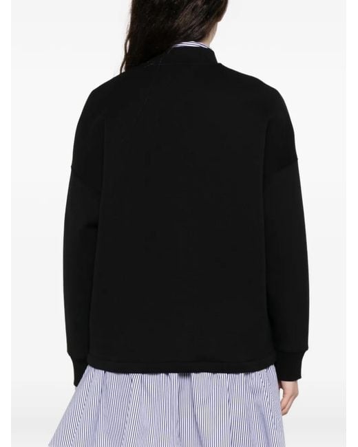 Max Mara Black Smmradioso Zip-Up Bomber Jacket