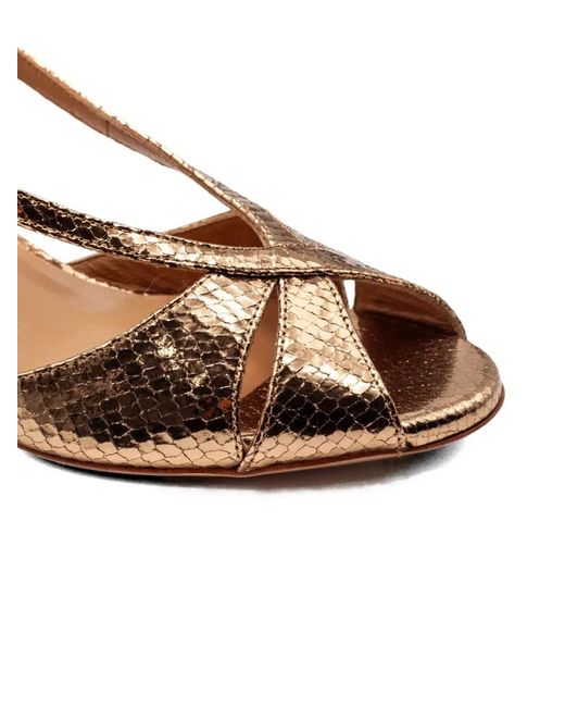 Sergio Levantesi Natural Cut-Out Sandals