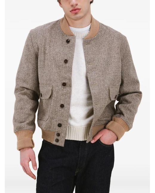 Fortela Brown Veste Bomber Cruiser for men