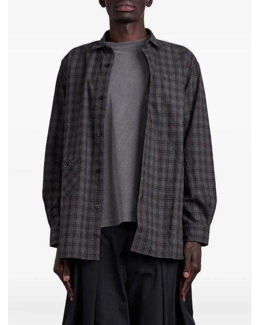 Camisa A Cuadros Junya Watanabe de hombre de color Gray