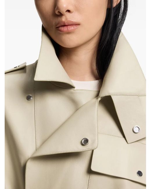 Gabardina Corta Holgada Boss de color Natural