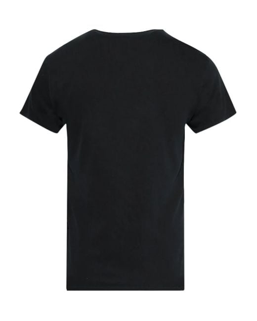 MadeWorn Black Ramones Graphic T-Shirt for men